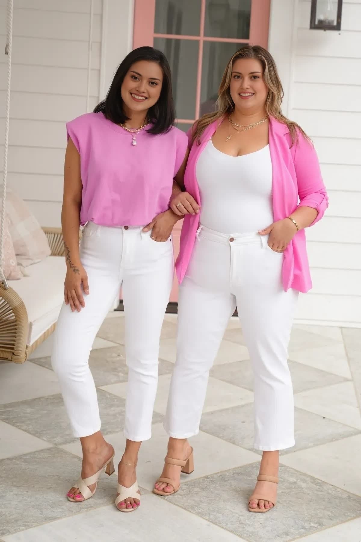 Tummy Control Cuffed Capri Jeans (Buy 2 Free Shipping)